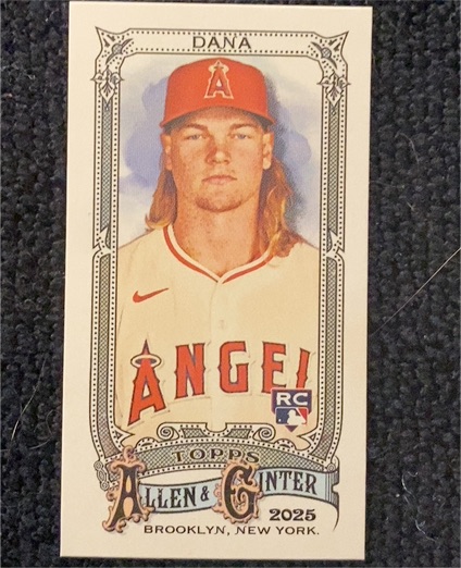 2025 Topps Allen & Ginter #84 Caden Dana Mini RC — front