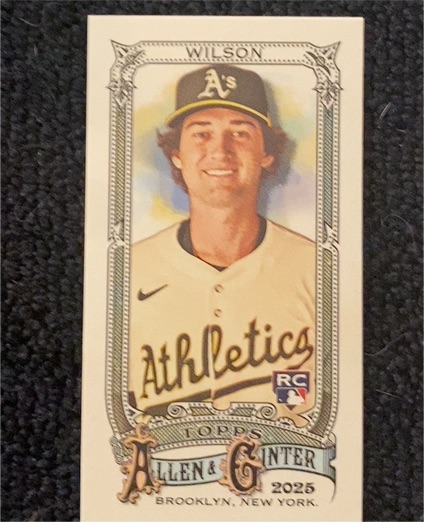 2025 Topps Allen & Ginter #105 Jacob Wilson — front