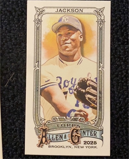 2025 Topps Allen & Ginter #18 Bo Jackson — front