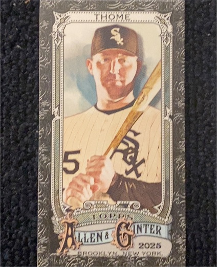 2025 Topps Allen & Ginter #347 Jim Thome — front