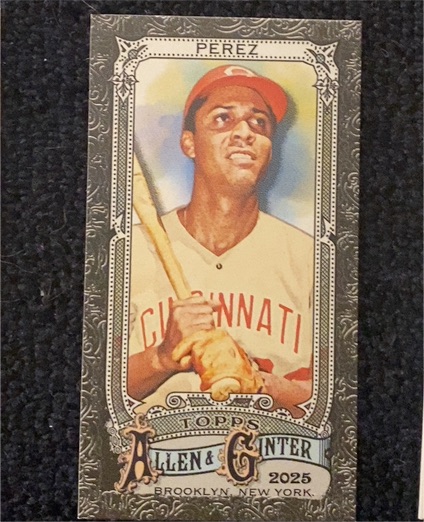 2025 Topps Allen & Ginter #314 Tony Perez — front