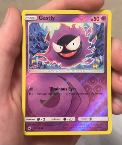 2017 Pokemon Sun & Moon Crimson Invasion #36 Gastly — front