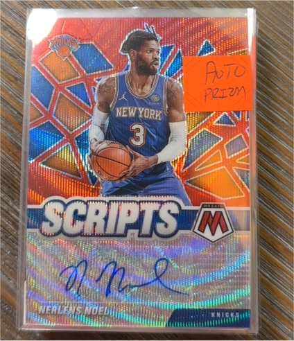 2020-21 Panini Mosaic Scripts #SC-NNL Nerlens Noel — front