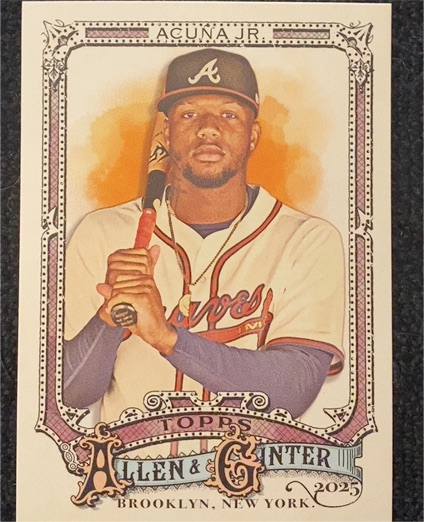 2025 Topps Allen & Ginter #103 Ronald Acuña Jr. — front