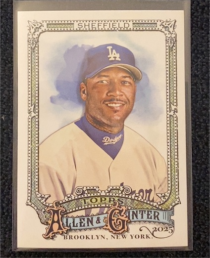 2025 Topps Allen & Ginter #191 Gary Sheffield — front