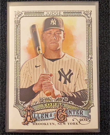2025 Topps Allen & Ginter #122 Aaron Judge — front