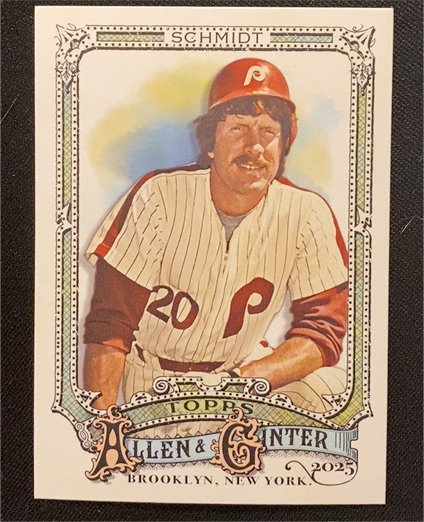 2025 Topps Allen & Ginter #40 Mike Schmidt — front