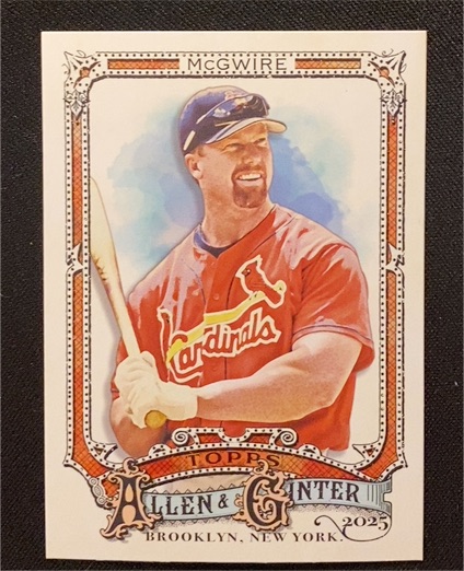 2025 Topps Allen & Ginter #2 Mark McGwire — front