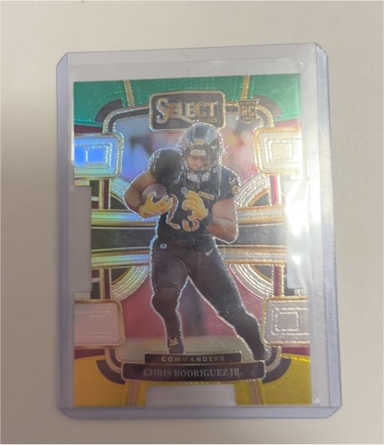 2023 Panini Select #100 Chris Rodriguez Jr. Commanders — front