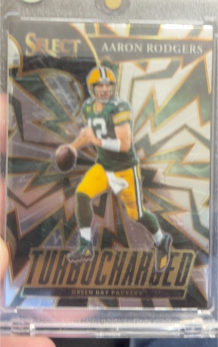 2021 Panini Select #TUR-16 Aaron Rodgers Turbocharged — front
