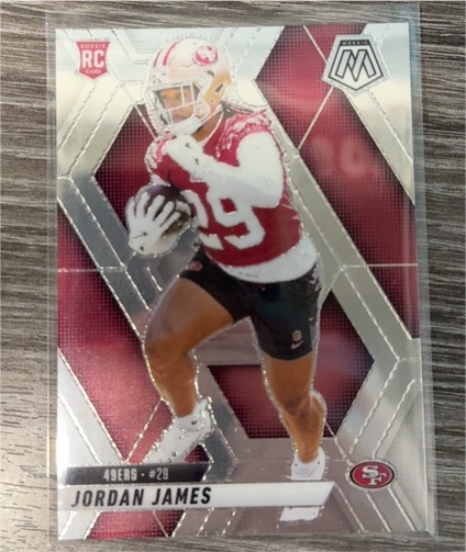 2025 Panini Mosaic #370 Jordan James — front