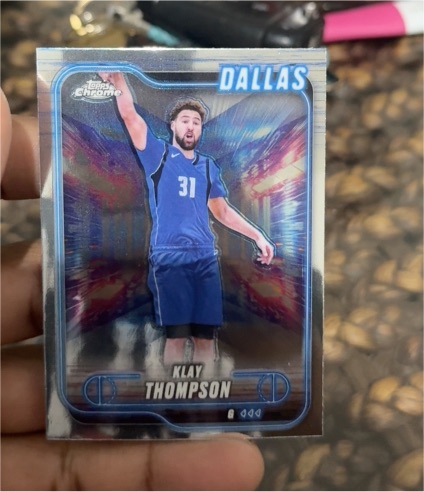 2024-25 Topps Chrome #178 Klay Thompson — front