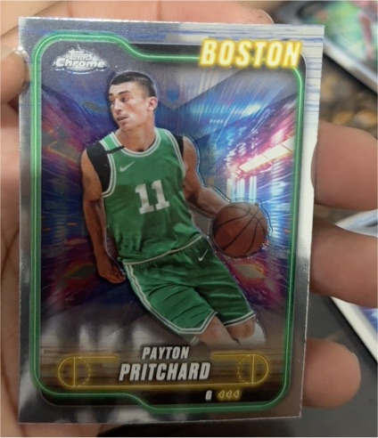 2024-25 Topps Chrome #110 Payton Pritchard — front