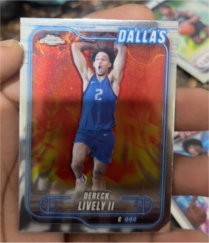 2024-25 Topps Chrome #114 Dereck Lively II — front