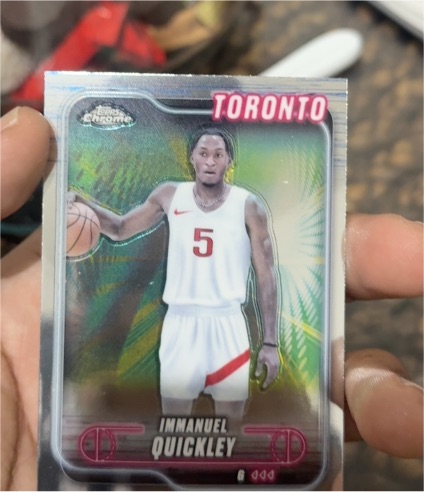 2024-25 Topps Chrome #57 Immanuel Quickley — front