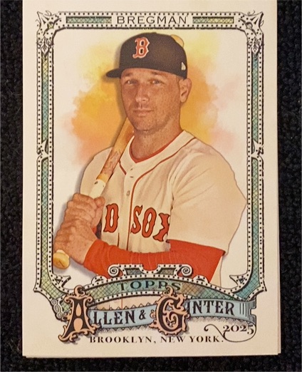 2025 Topps Allen & Ginter #174 Alex Bregman — front