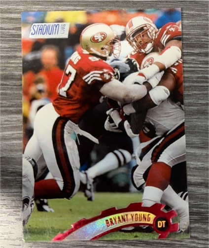 1997 Stadium Club #DT Bryant Young — front