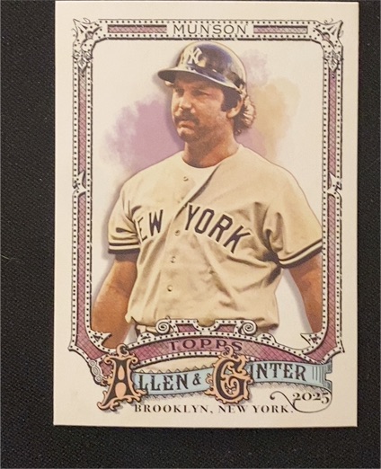 2025 Topps Allen & Ginter #160 Thurman Munson — front