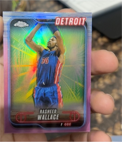 2024-25 Topps Chrome #23 Rasheed Wallace — front
