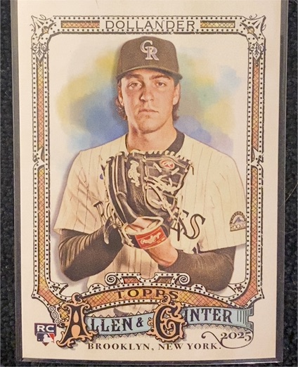 2025 Topps Allen & Ginter #217 Chase Dollander — front