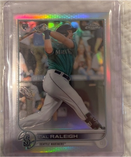 2022 Topps Chrome #149 Cal Raleigh — front
