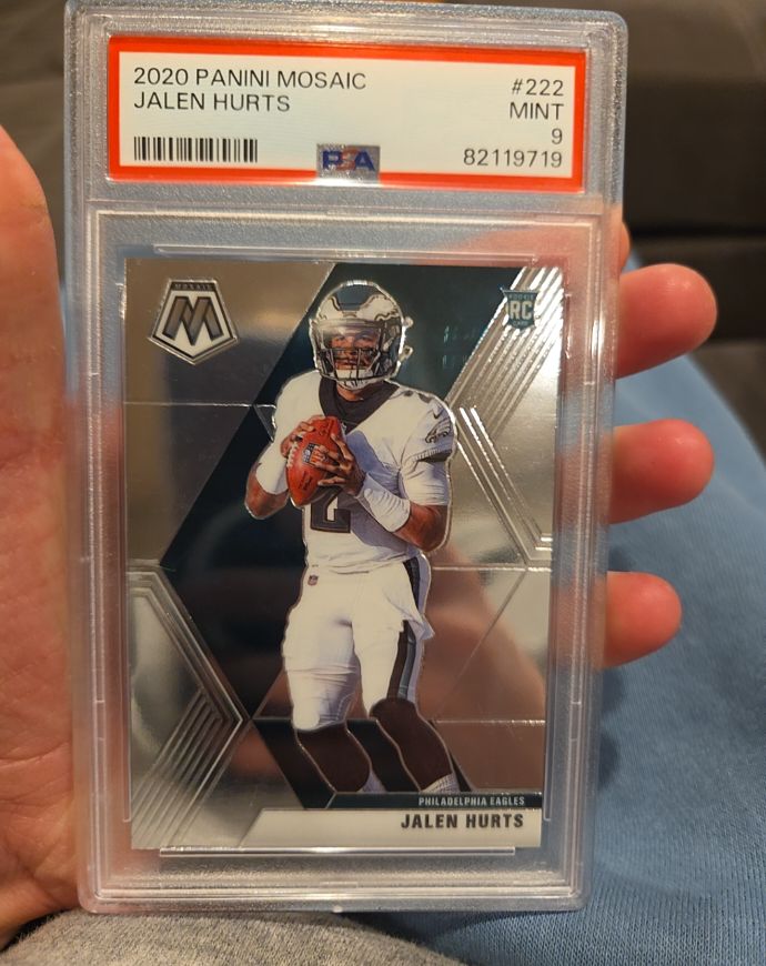 2020 Panini Mosaic #222 Jalen Hurts — front