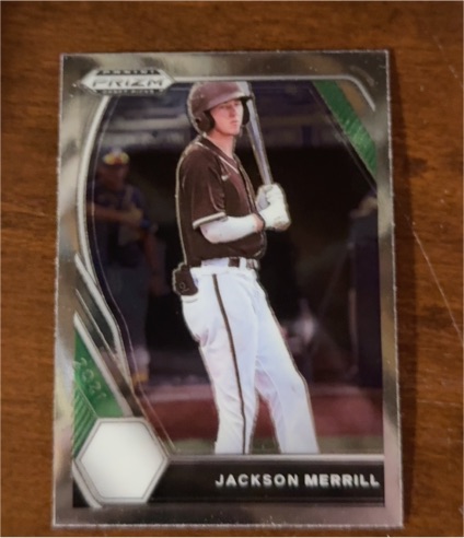 2021 Panini Prizm Draft Picks #PDP27 Jackson Merrill — front