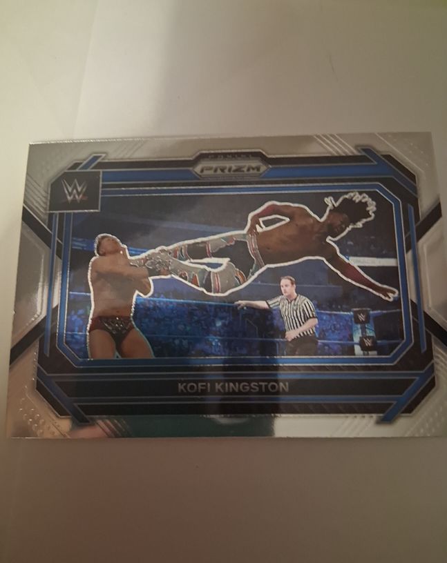 2023 Panini Prizm WWE #5 Kofi Kingston — front