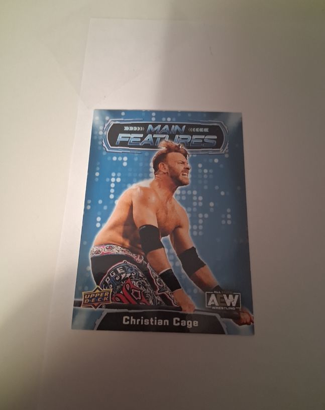 2022 Upper Deck AEW Main Features #MF-12 Christian Cage — front