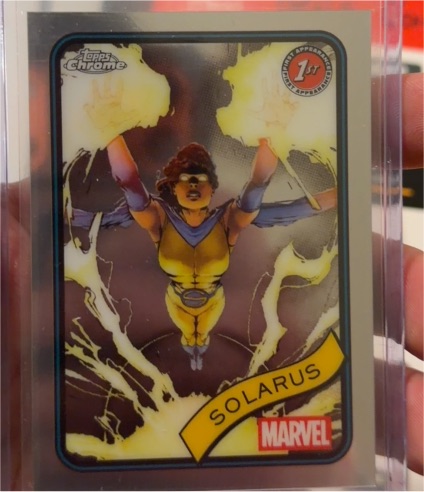 2025 Topps Chrome Marvel #8 Solarus — front