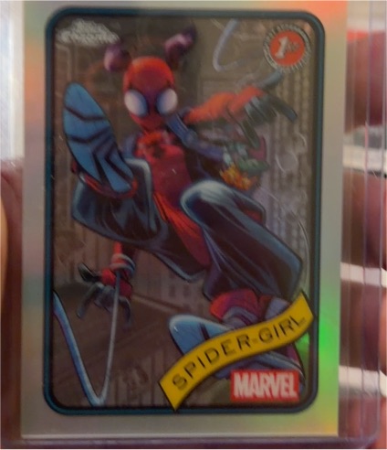 2025 Topps Chrome Marvel #143 Spider-Girl — front