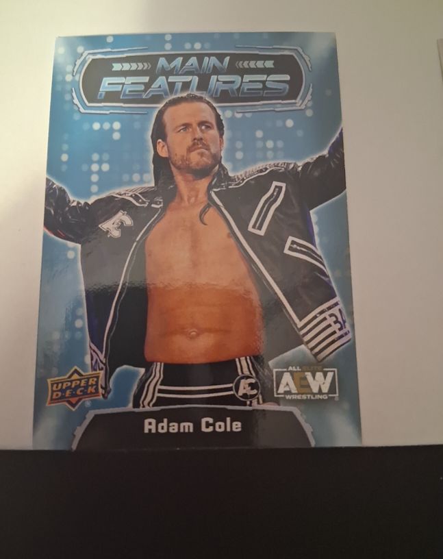 2022 Upper Deck AEW Main Features #MF-5 Adam Cole — front