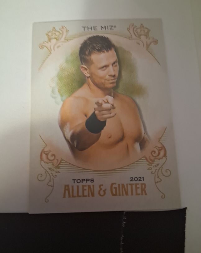 2021 Topps Heritage WWE Allen & Ginter #AG-26 The Miz — front