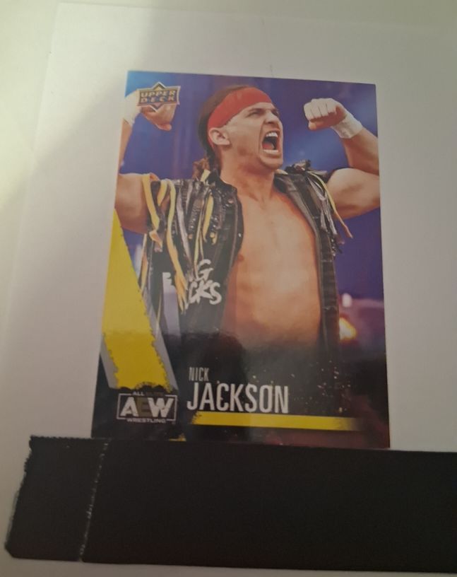 2021 Upper Deck AEW First Edition #20 Nick Jackson — front