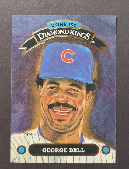 1991 Donruss Diamond Kings #DK-7 George Bell — front