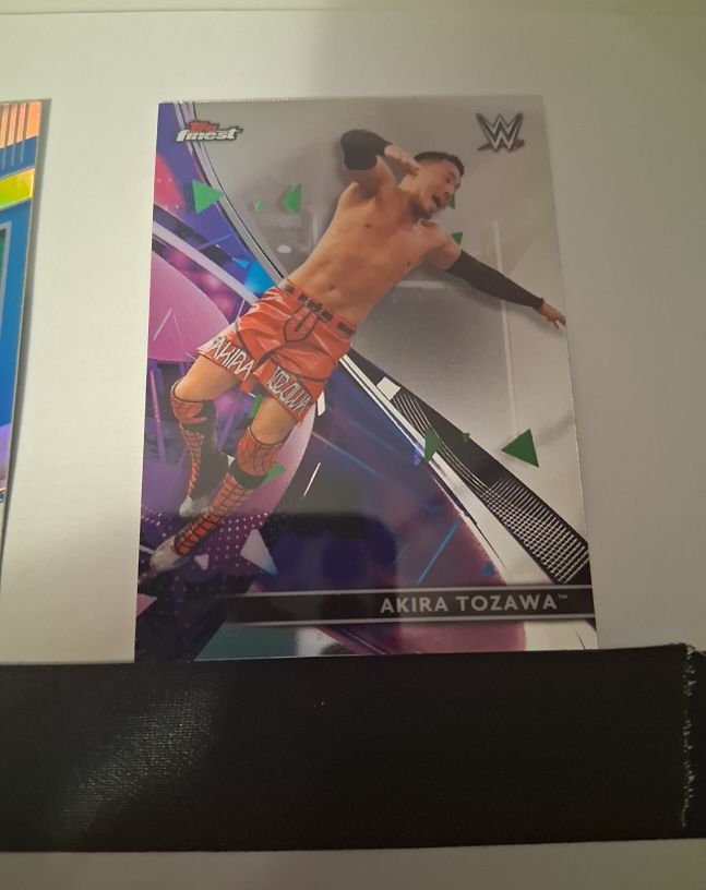 2021 Topps Finest WWE #2 Akira Tozawa — front
