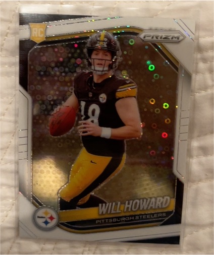 2025 Panini Prizm #367 Will Howard — front
