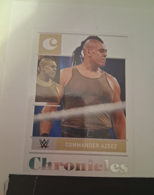 2022 Panini Chronicles WWE #10 Commander Azeez — front