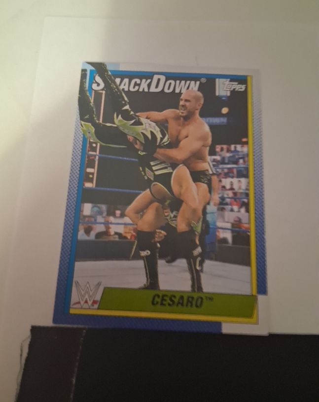 2021 Topps Heritage WWE #54 Cesaro — front