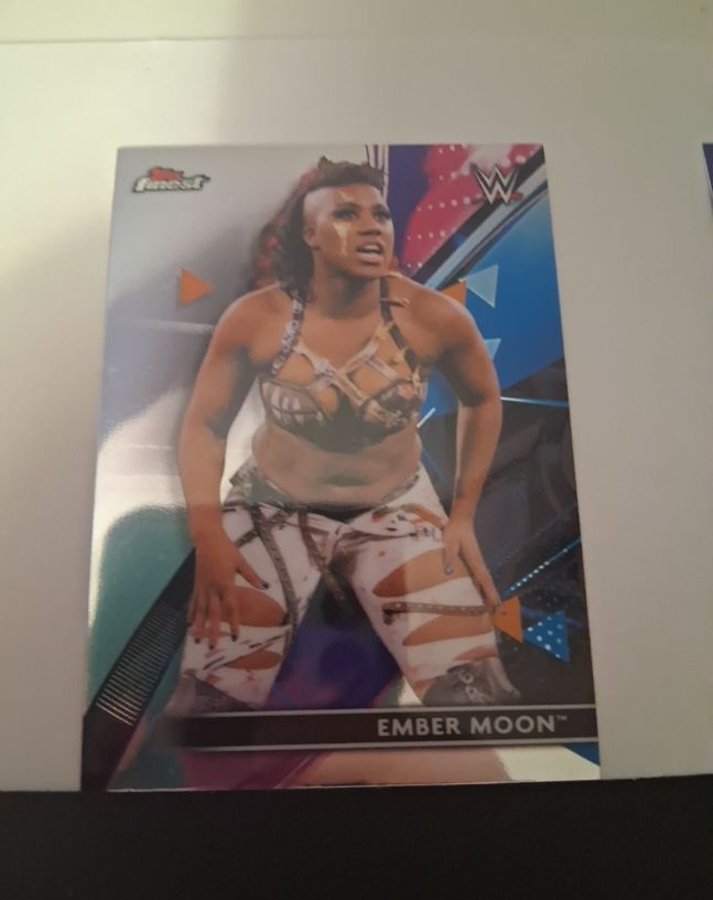 2021 Topps Finest WWE #83 Ember Moon — front