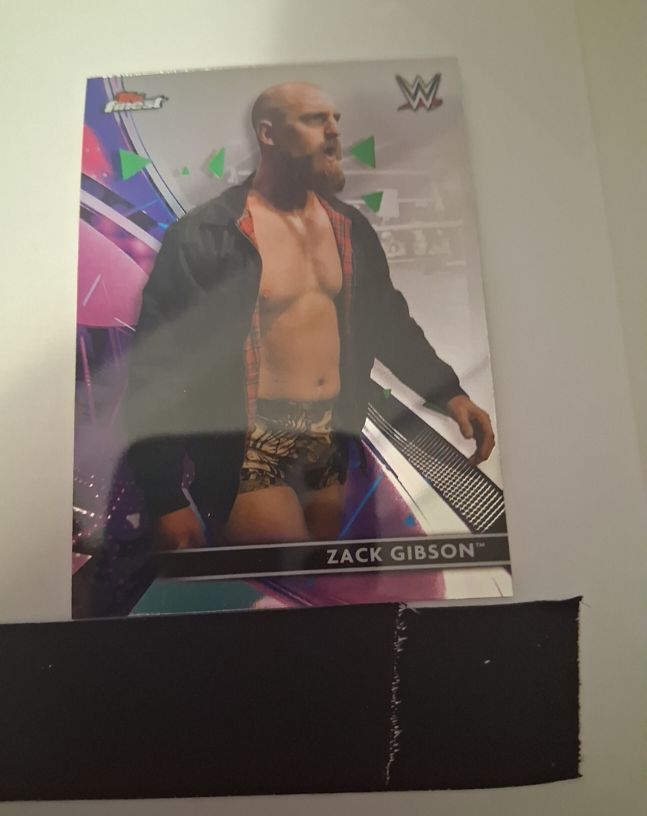 2021 Topps Finest WWE #99 Zack Gibson — front