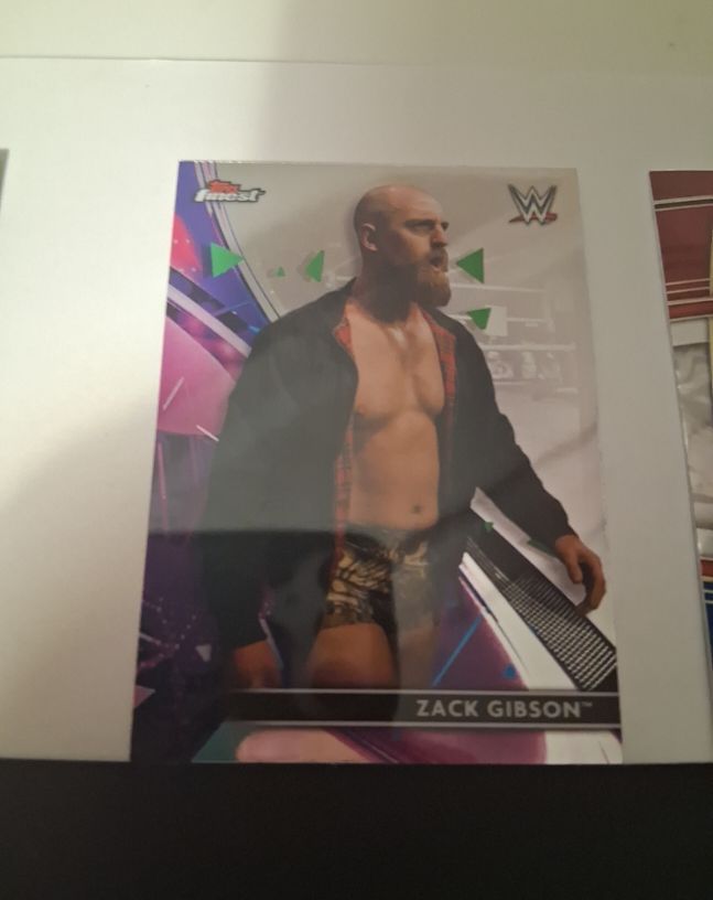 2021 Topps Finest WWE #99 Zack Gibson — front