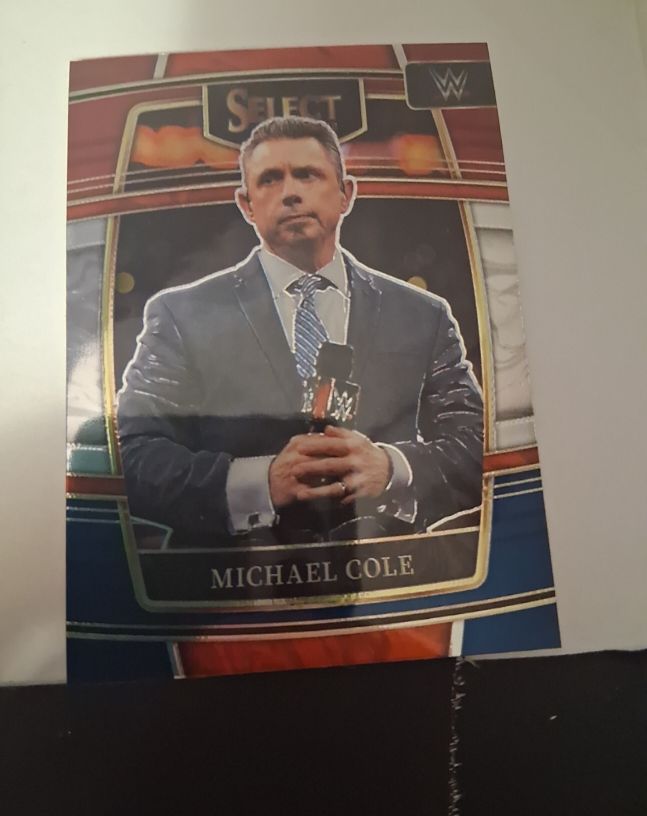 2022 Panini Select WWE #100 Michael Cole — front