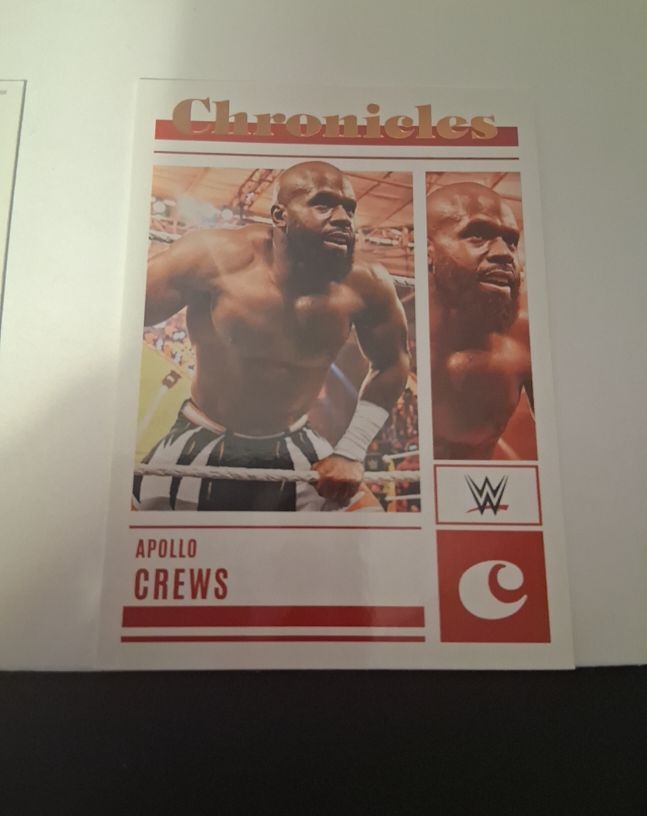 2023 Panini Chronicles WWE #3 Apollo Crews — front