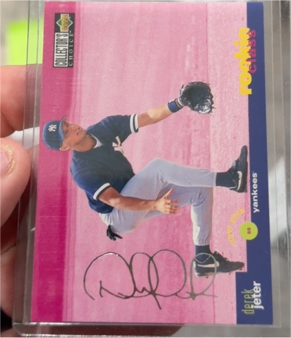 1995 Upper Deck Collector's Choice #15 Derek Jeter Rookie Class — front