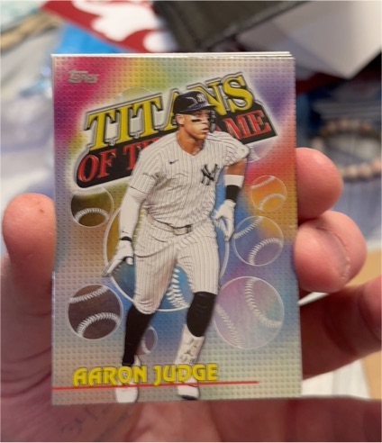 2026 Topps Titans of the Game #TOG-3 Aaron Judge — front