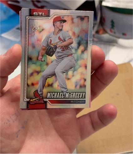 2026 Topps Series 1 #161 Michael McGreevy — front