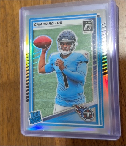 2025 Panini Donruss Optic #293 Cam Ward Rated Rookie — front