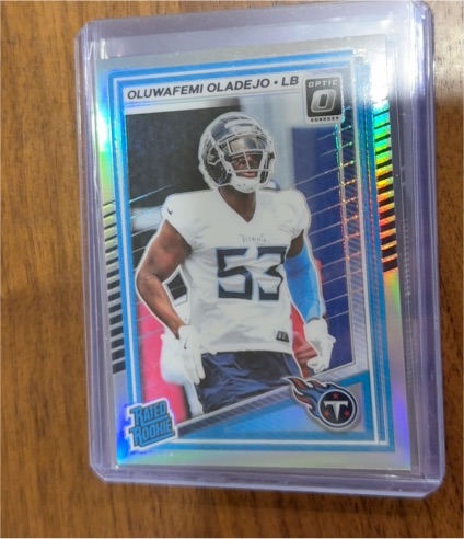 2025 Donruss Optic Preview #384 Oluwafemi Oladejo — front