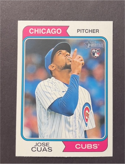2023 Topps Heritage High Number #553 Jose Cuas — front